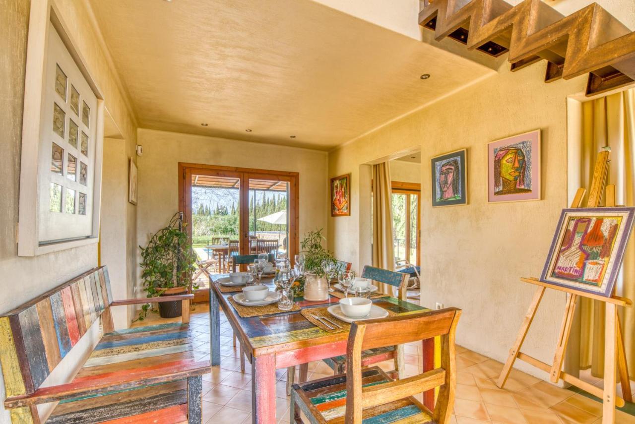 Traumhafte Finca Son Senyor - Mit Pferdekoppel Villa Sa Pobla Luaran gambar